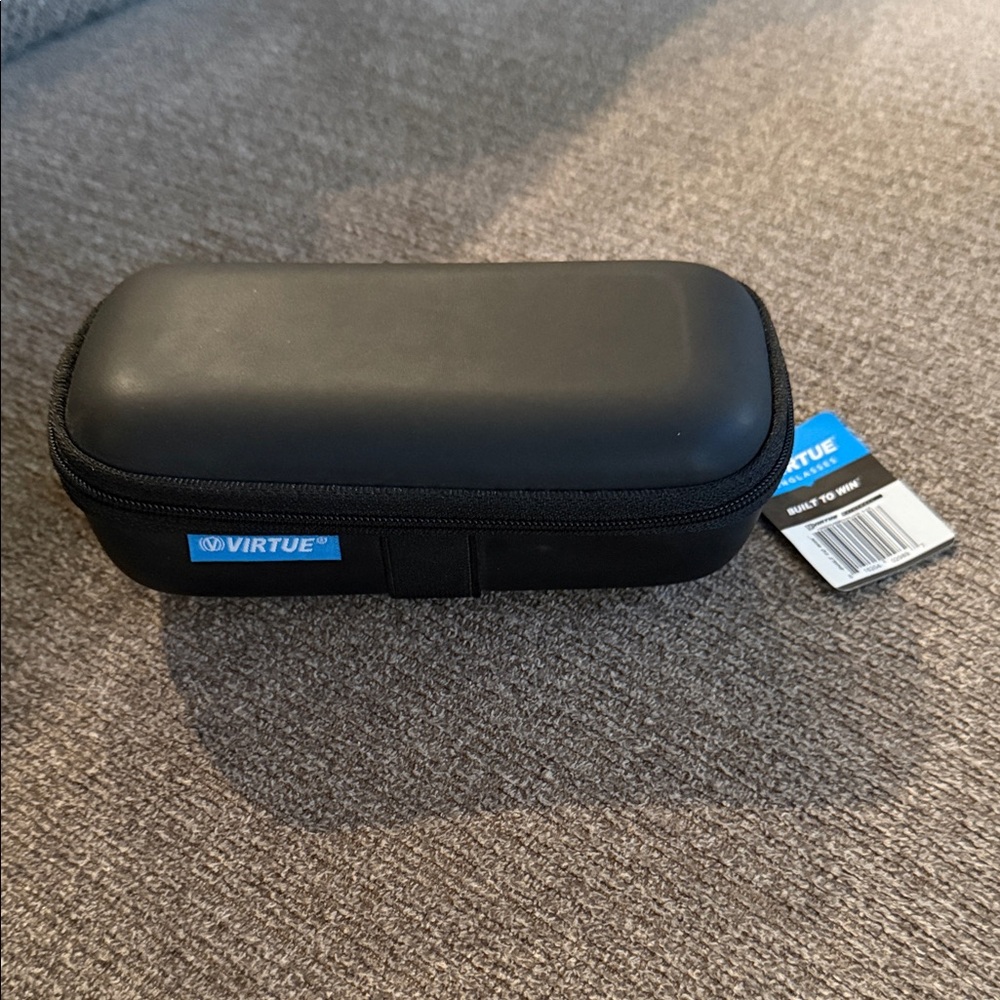 Virtue Black Hard Shell Eyewear Case - Protective Travel Sleeve